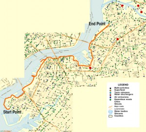 Map of Brooklyn Hike
